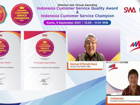 Konsisten Melayani Konsumen, PT AAM Raih 2 Penghargaan Indonesia Customer Service Champions 2021