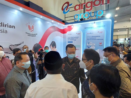 Menteri Kesehatan dan Menko PMK Kunjungi Booth Entitas Induk AAM di Pameran Hari Kesehatan Nasional ke-58