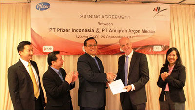AAM dan Pfizer Lanjutkan Kerjasama Distribusi