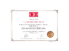 CIO Asia Top 100 Honoree